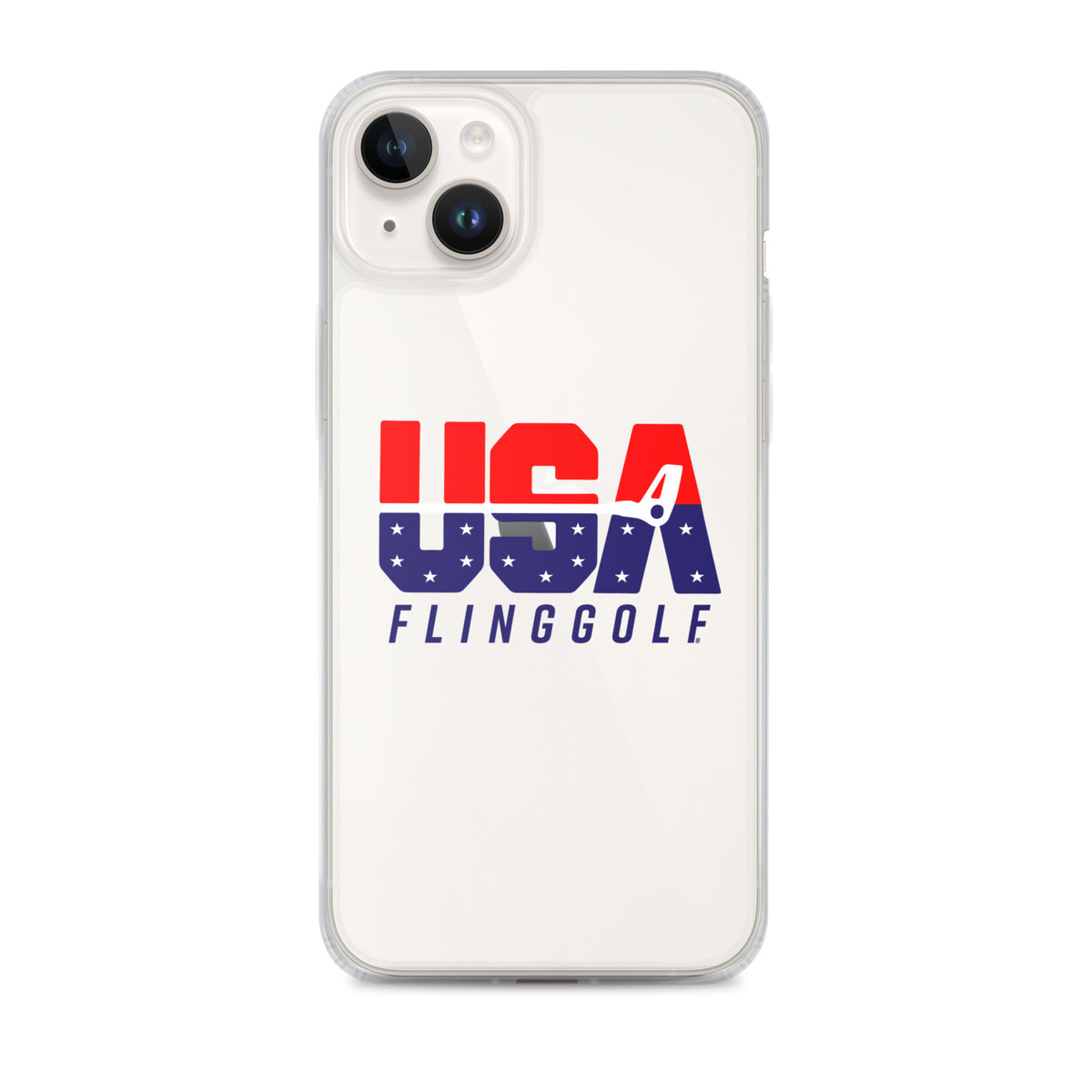 USA FlingGolf Clear Case for iPhone® (Light Phone)