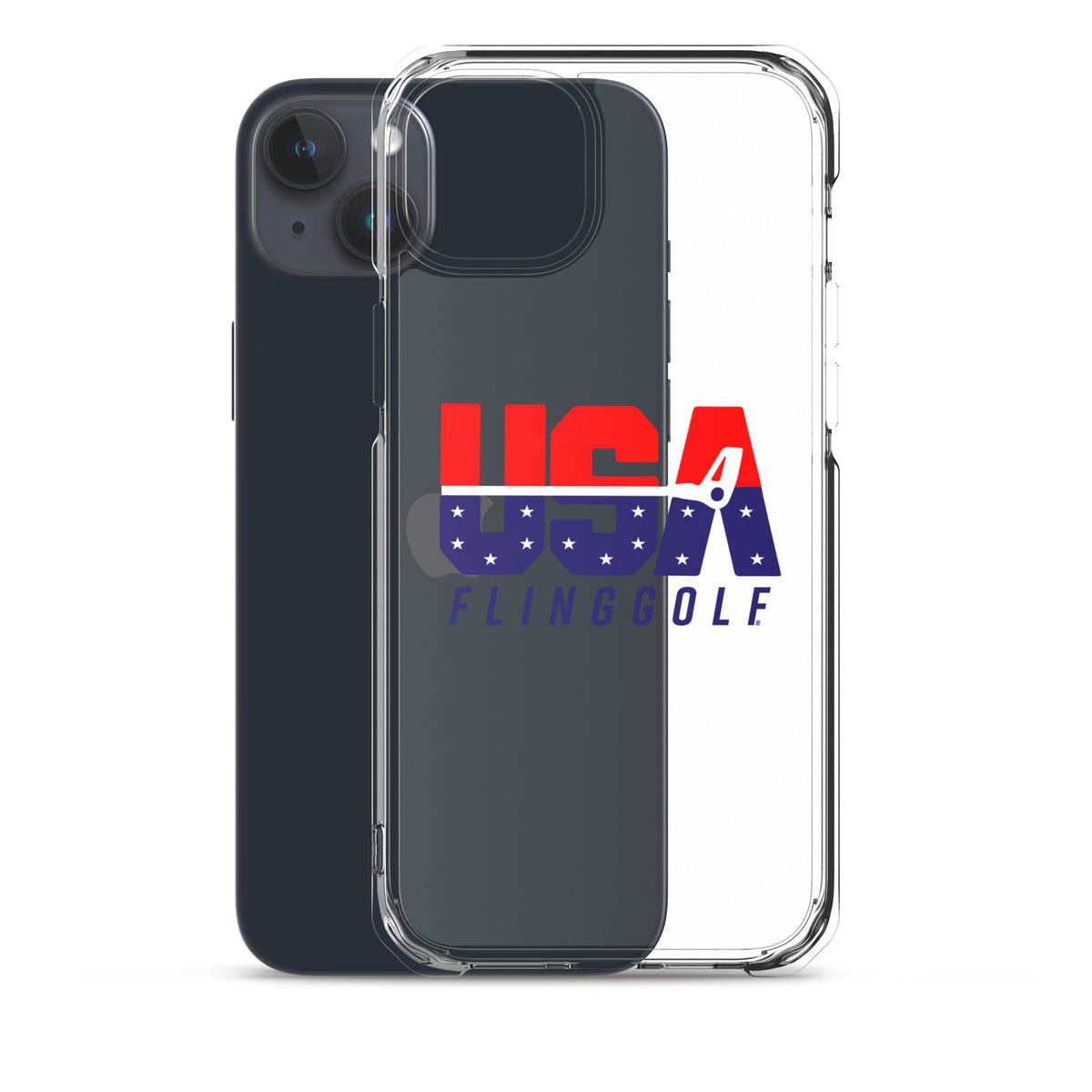 USA FlingGolf Clear Case for iPhone® (Light Phone)