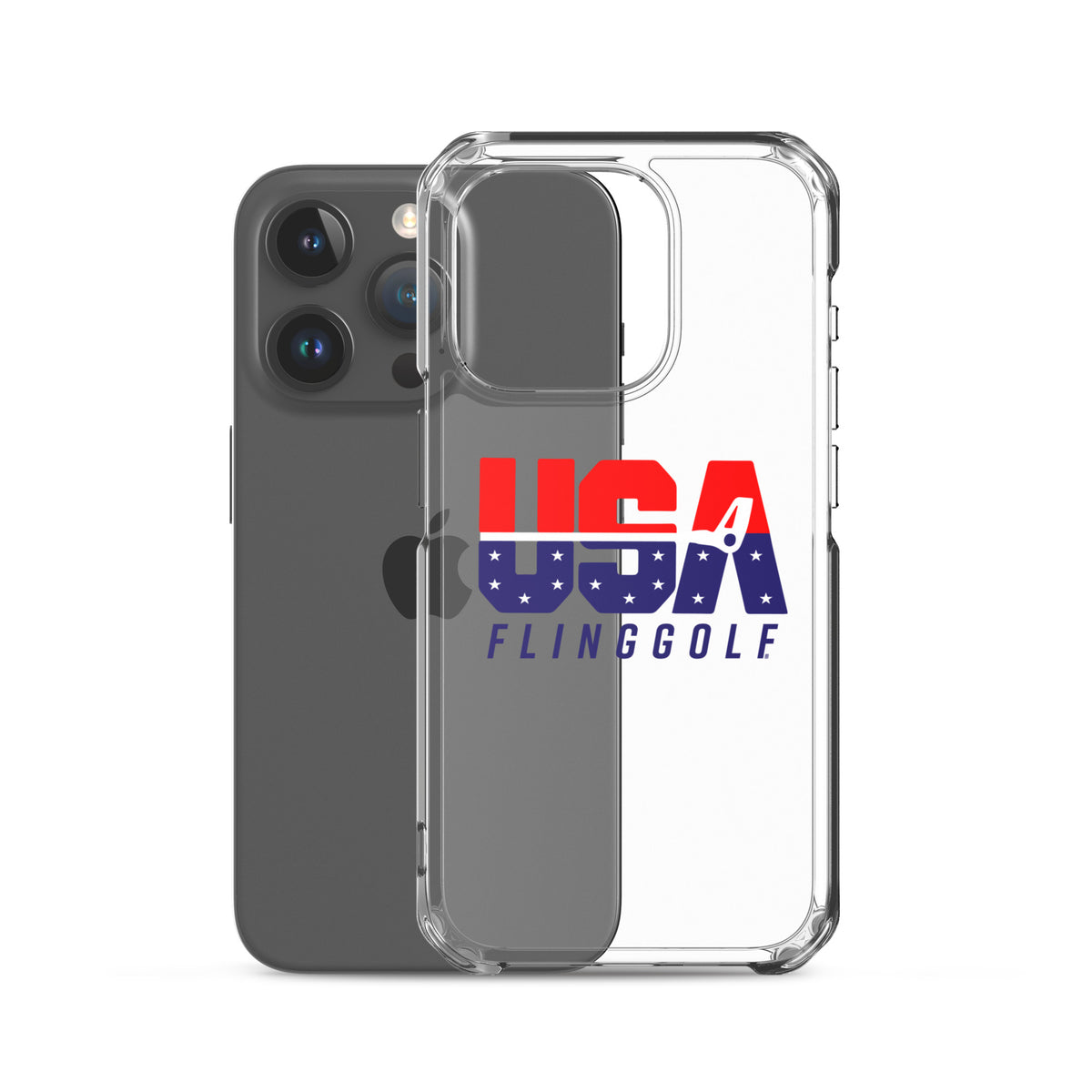 USA FlingGolf Clear Case for iPhone® (Light Phone)