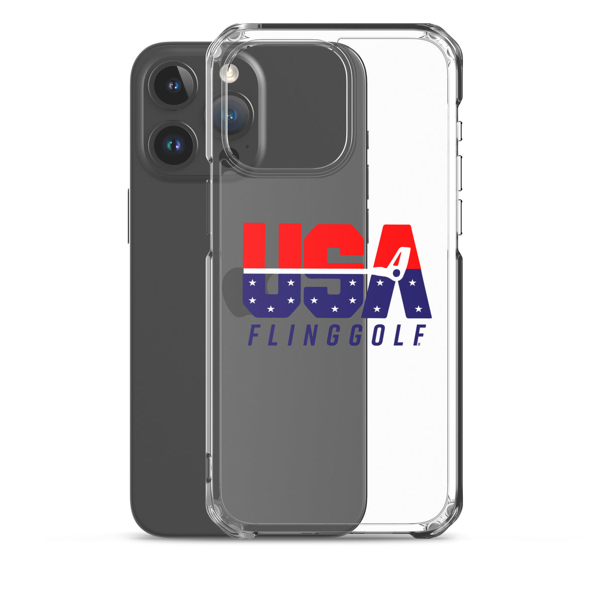 USA FlingGolf Clear Case for iPhone® (Light Phone)
