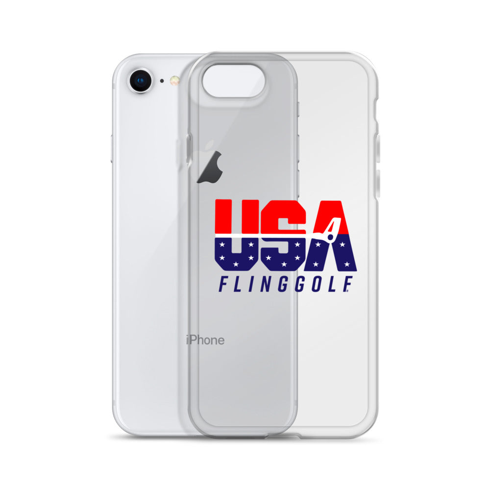 USA FlingGolf Clear Case for iPhone® (Light Phone)