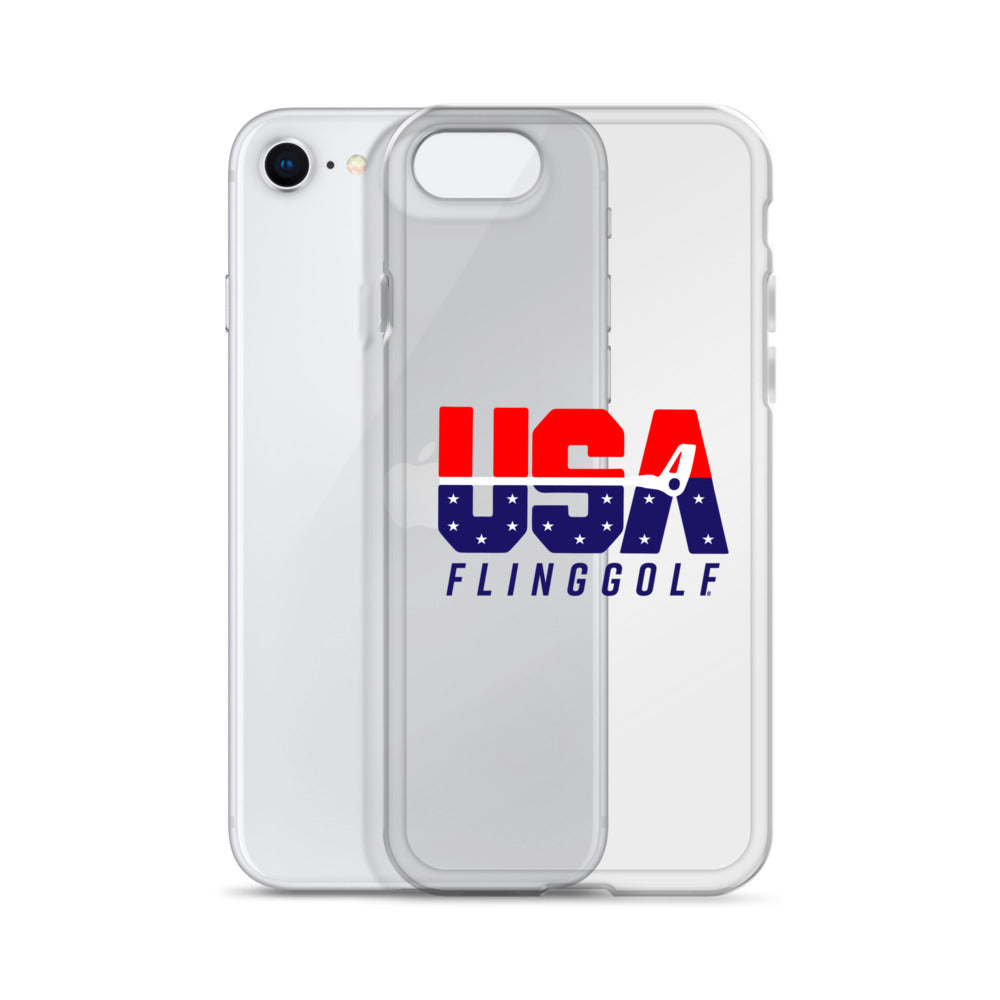 USA FlingGolf Clear Case for iPhone® (Light Phone)
