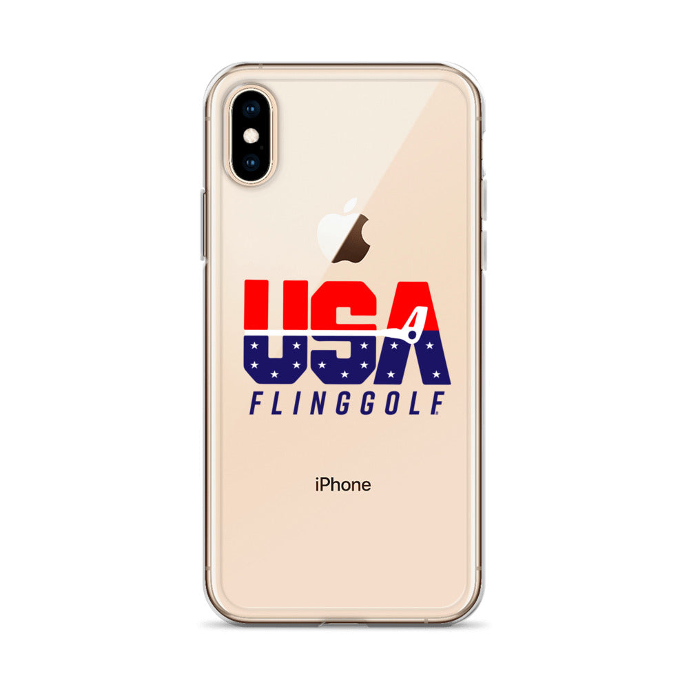 USA FlingGolf Clear Case for iPhone® (Light Phone)