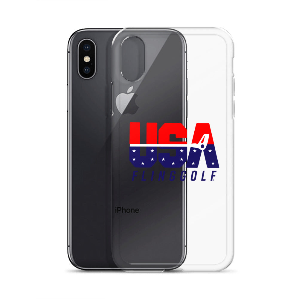 USA FlingGolf Clear Case for iPhone® (Light Phone)
