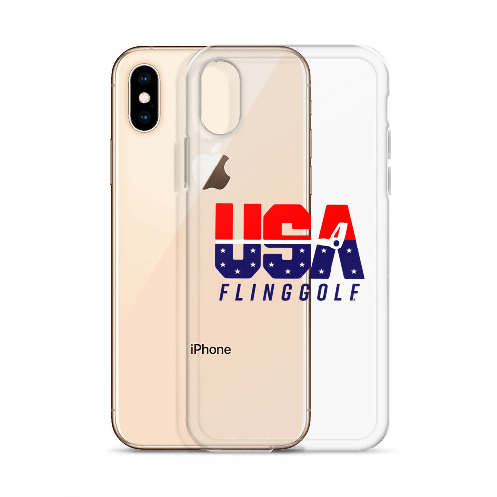 USA FlingGolf Clear Case for iPhone® (Light Phone)