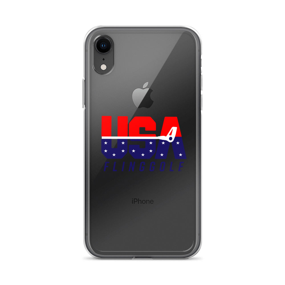 USA FlingGolf Clear Case for iPhone® (Light Phone)