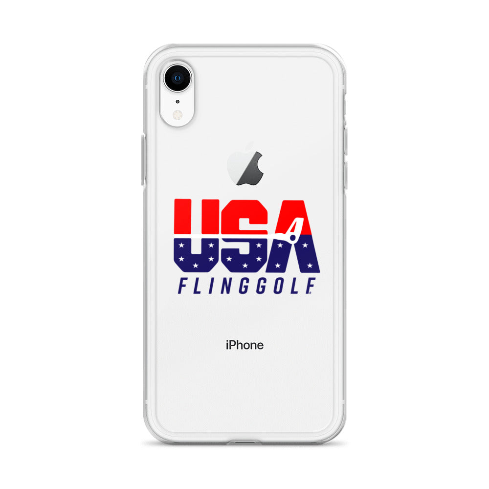 USA FlingGolf Clear Case for iPhone® (Light Phone)