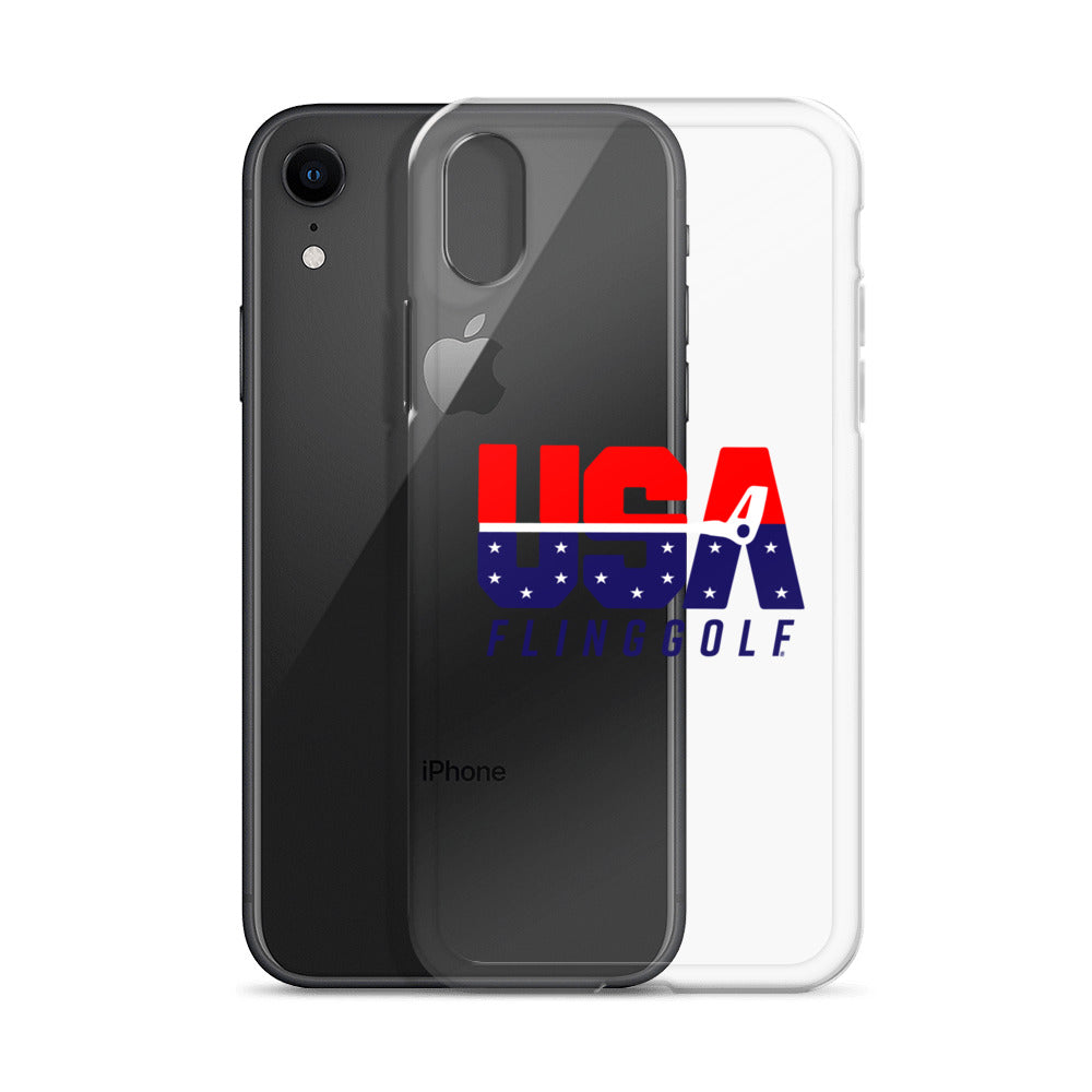 USA FlingGolf Clear Case for iPhone® (Light Phone)