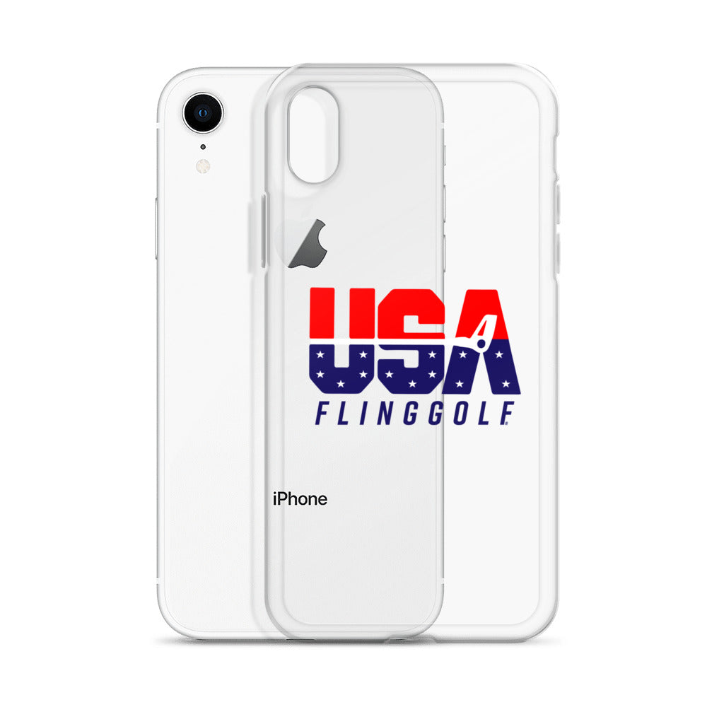 USA FlingGolf Clear Case for iPhone® (Light Phone)