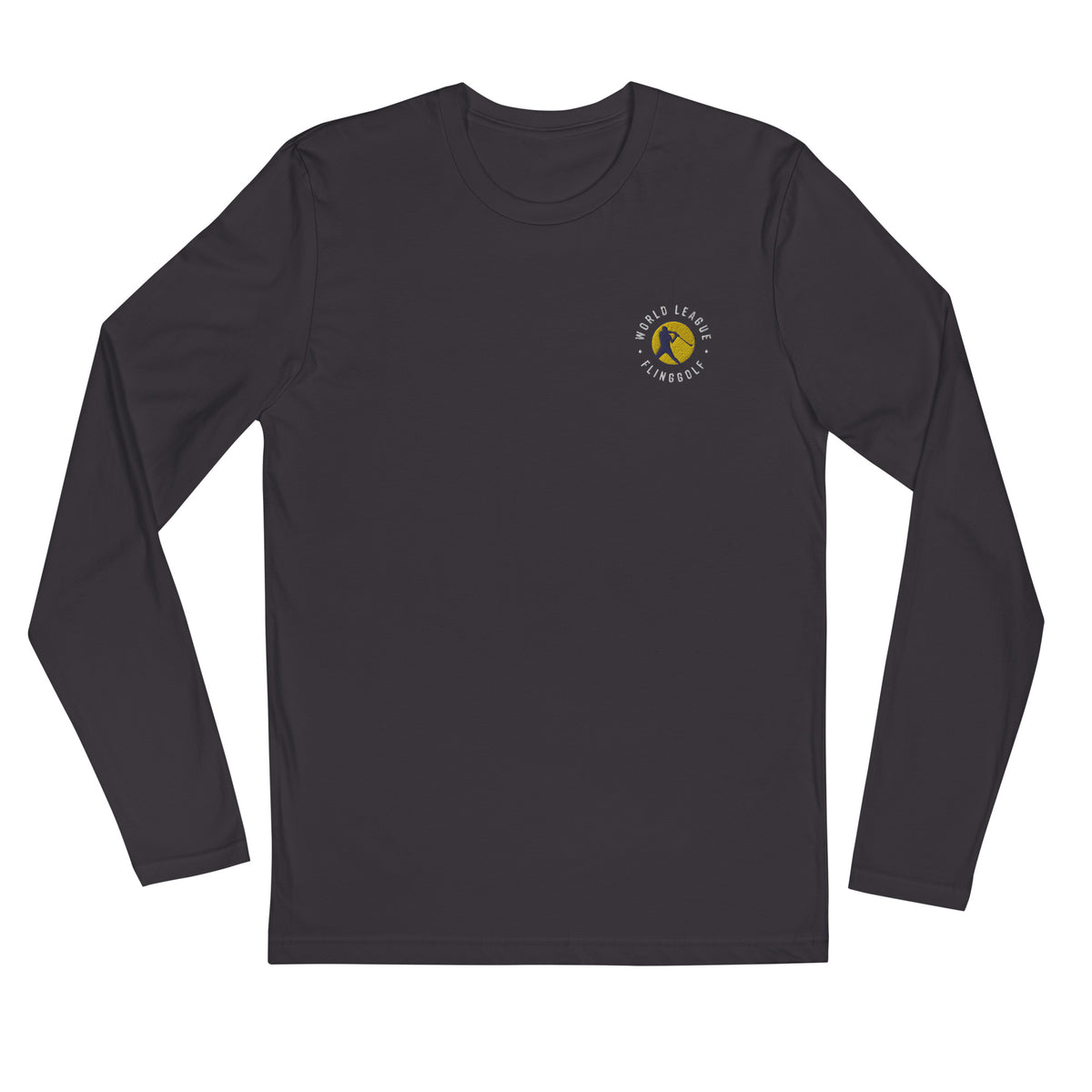 WLF Long Sleeve Fitted Crew (Black/Grey)