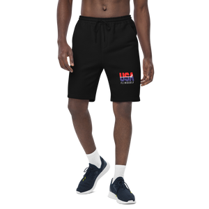 USA FlingGolf Men's Fleece Shorts (Black)