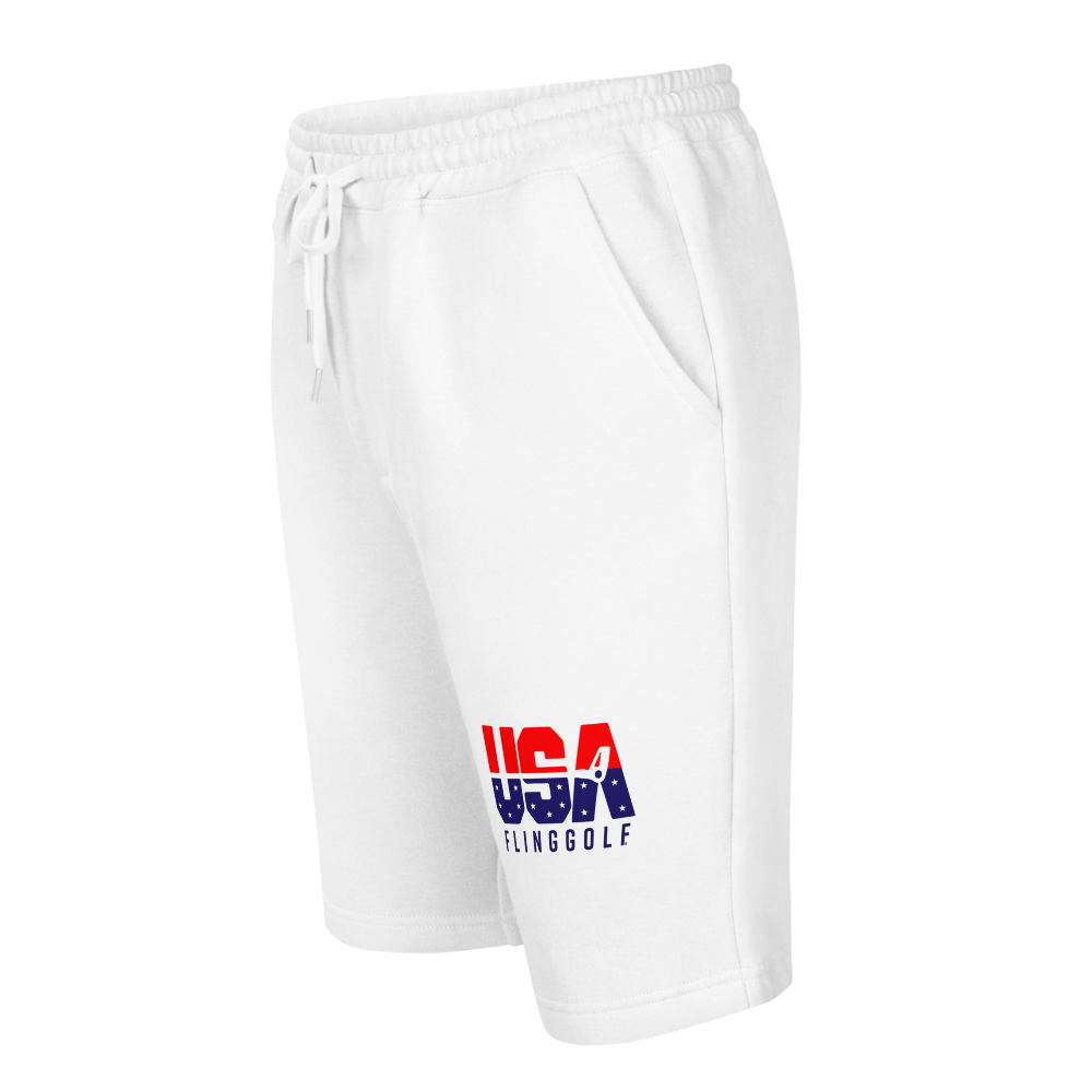 USA FlingGolf Men's Fleece Shorts (Light)