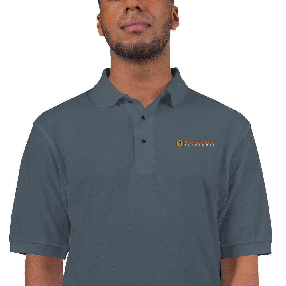 Men's Premium Polo (New Swarm FlingGolf)