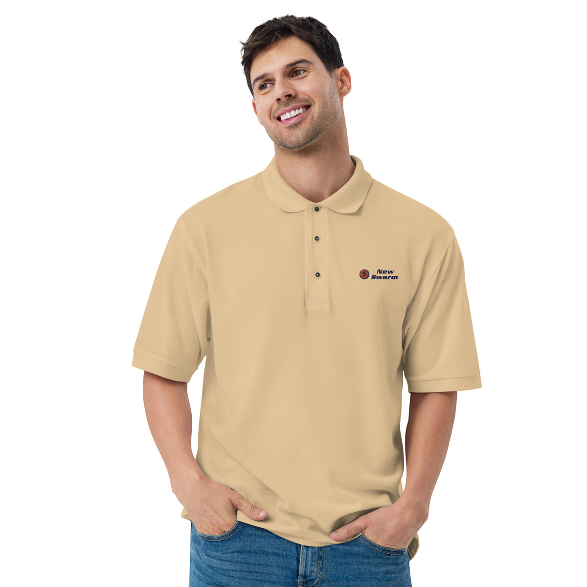 Men's New Swarm Premium Polo