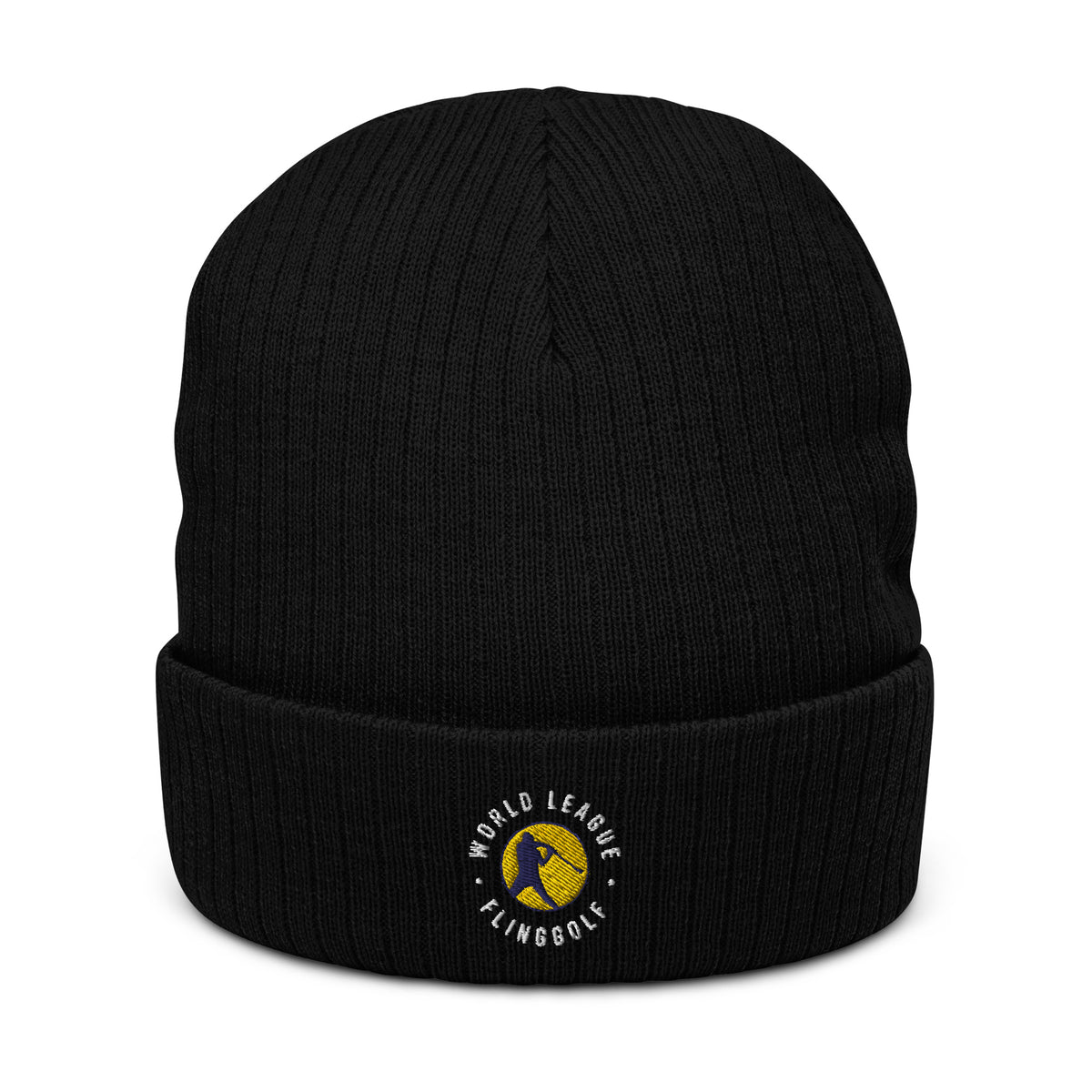 WLF Ribbed Knit Beanie (Dark)