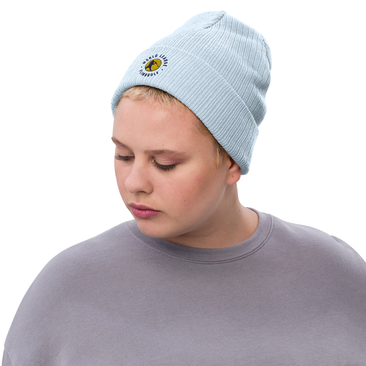 WLF Ribbed Knit Beanie (Light)