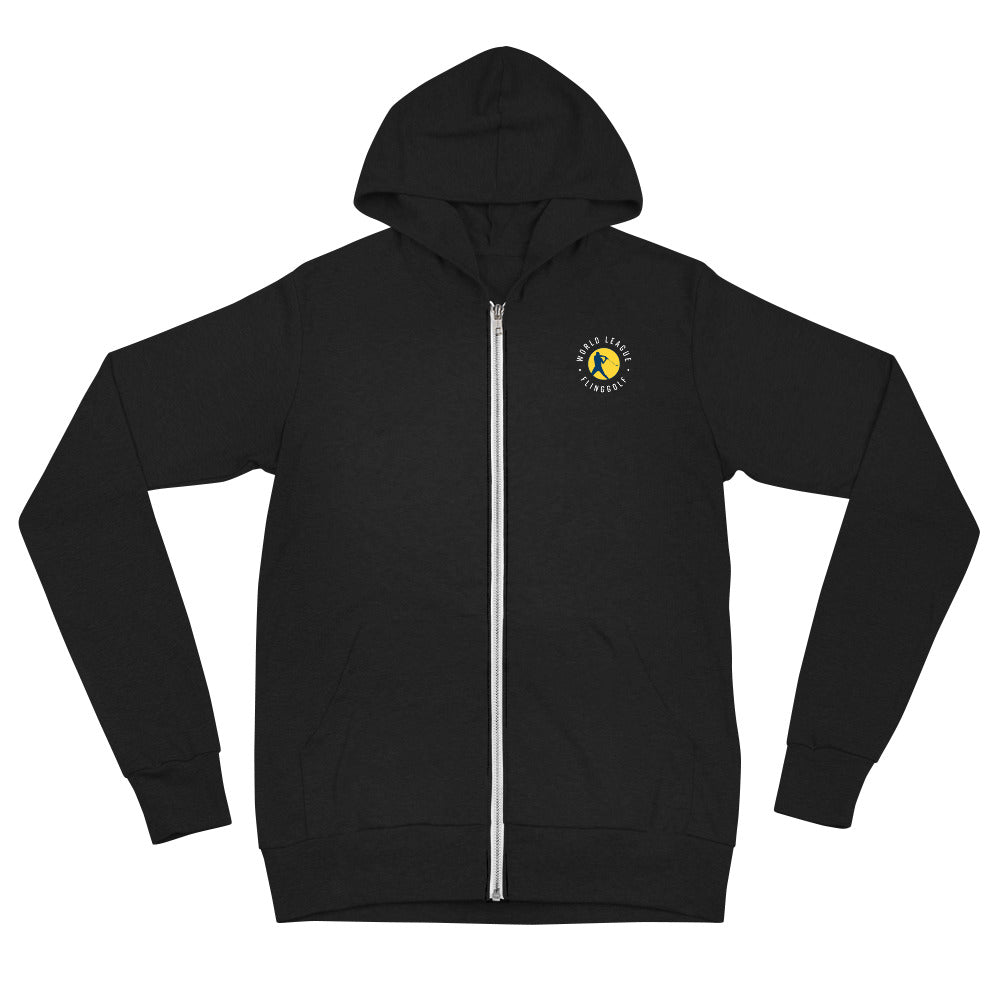 Unisex WLF Zip Hoodie (Black)