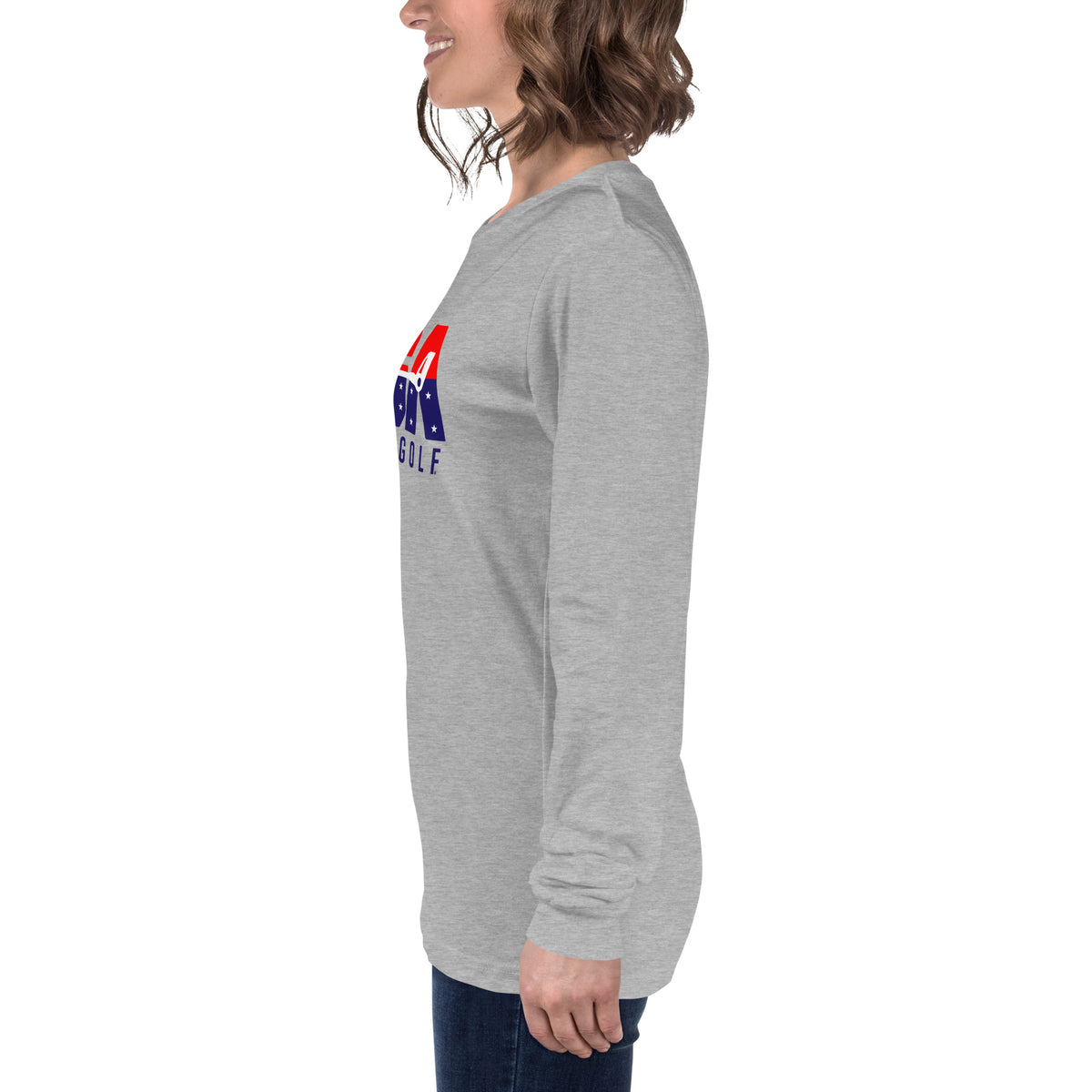USA FlingGolf Unisex Long Sleeve Tee (Light)