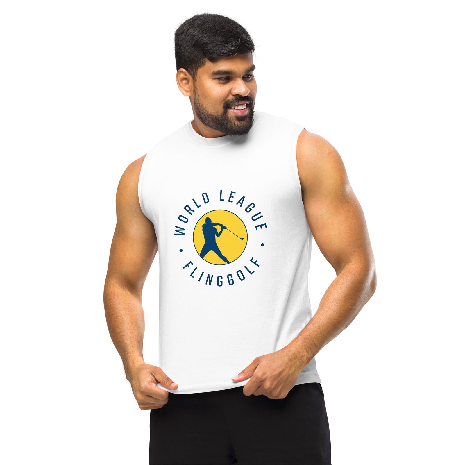 WLF "DeRusha" Muscle Shirt (White)