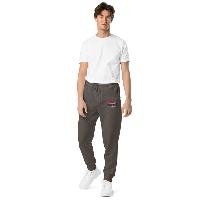 USA FlingGolf Unisex Pigment-dyed Sweatpants (Black)