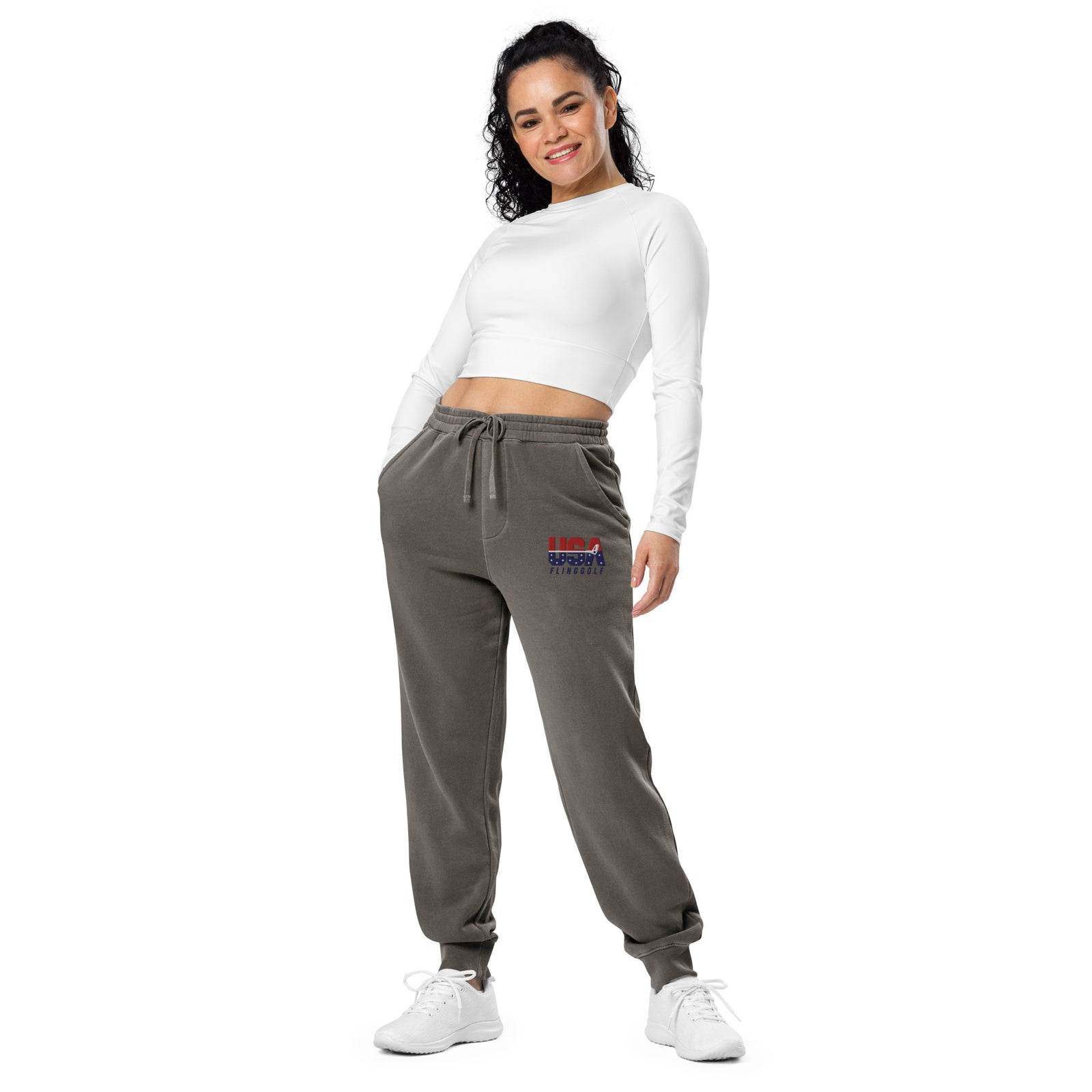 USA FlingGolf Unisex Pigment-dyed Sweatpants (Light)