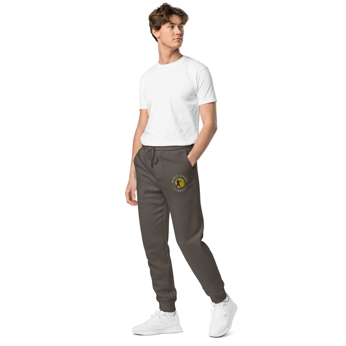Unisex Pigment-dyed WLF Sweatpants (Dark)