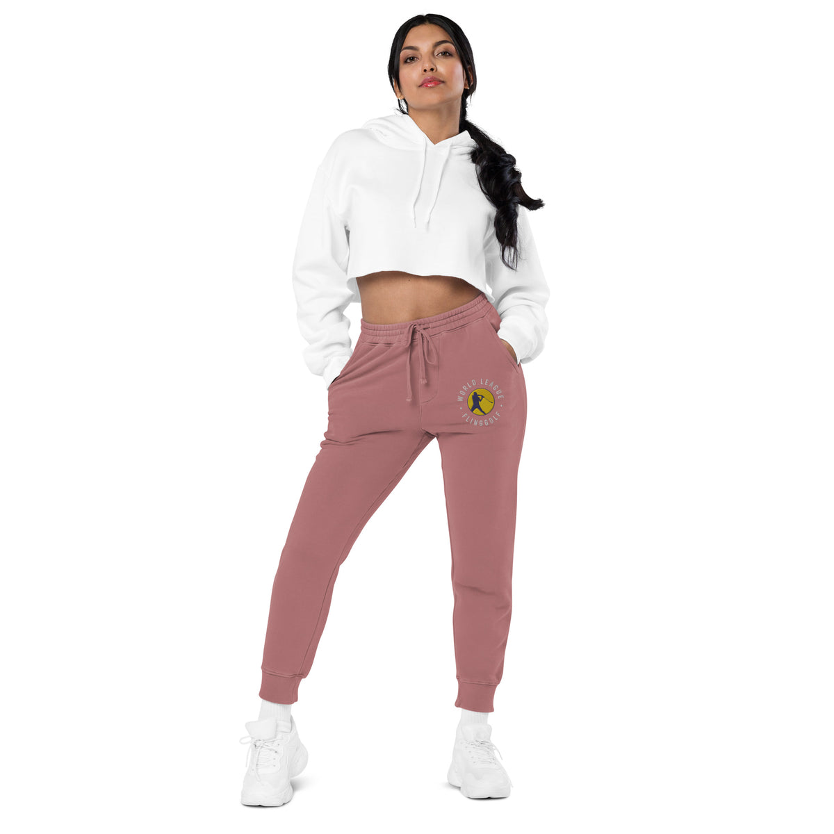 Unisex Pigment-dyed WLF Sweatpants (Dark)