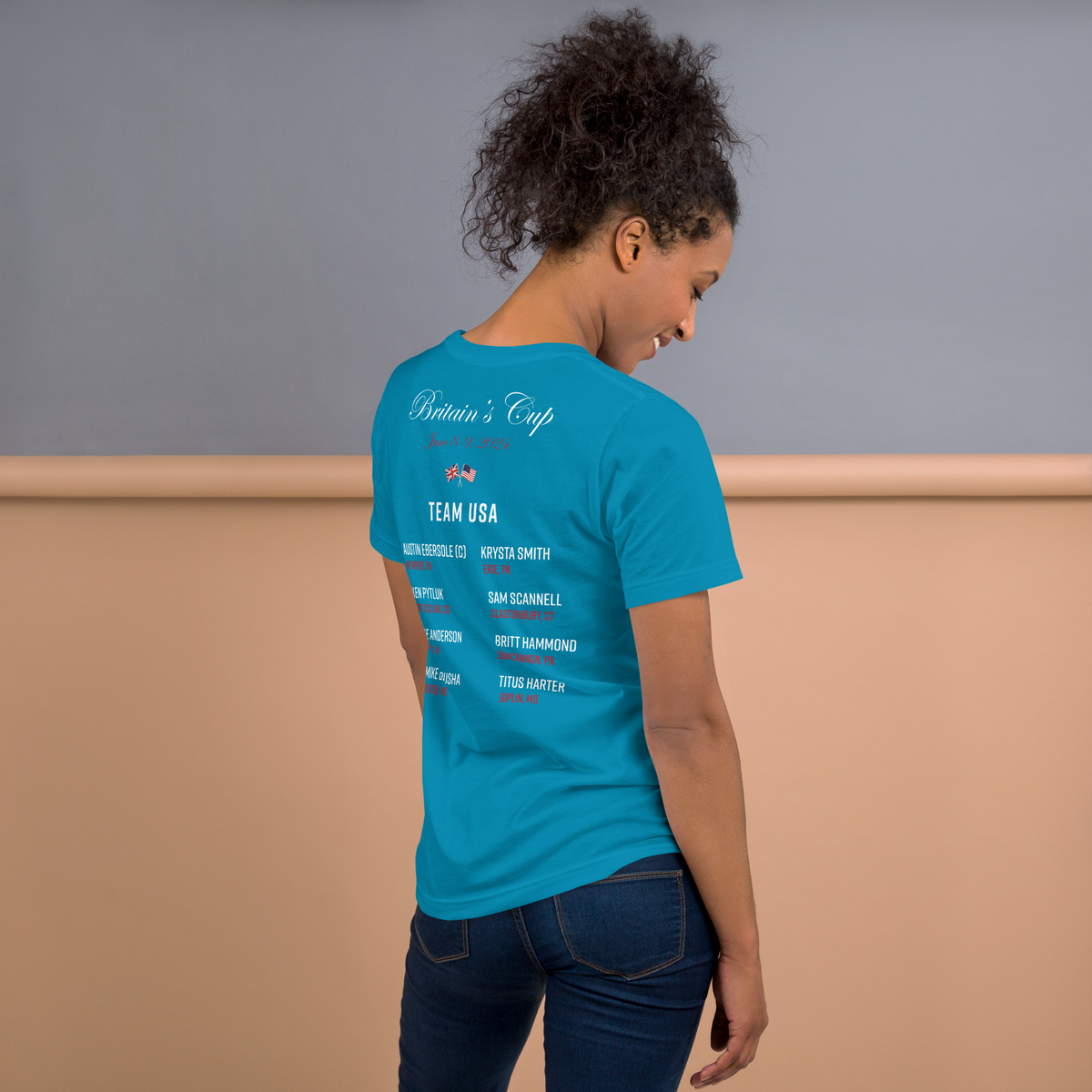 2024 Britain's Cup TEAM USA Commemorative Unisex t-shirt (Dark)