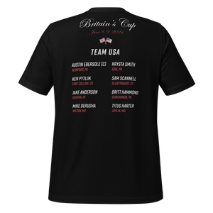 2024 Britain's Cup TEAM USA Commemorative Unisex t-shirt (Dark)