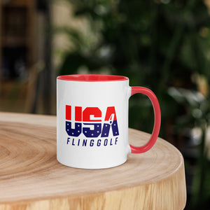 USA FlingGolf Mug with Color Inside