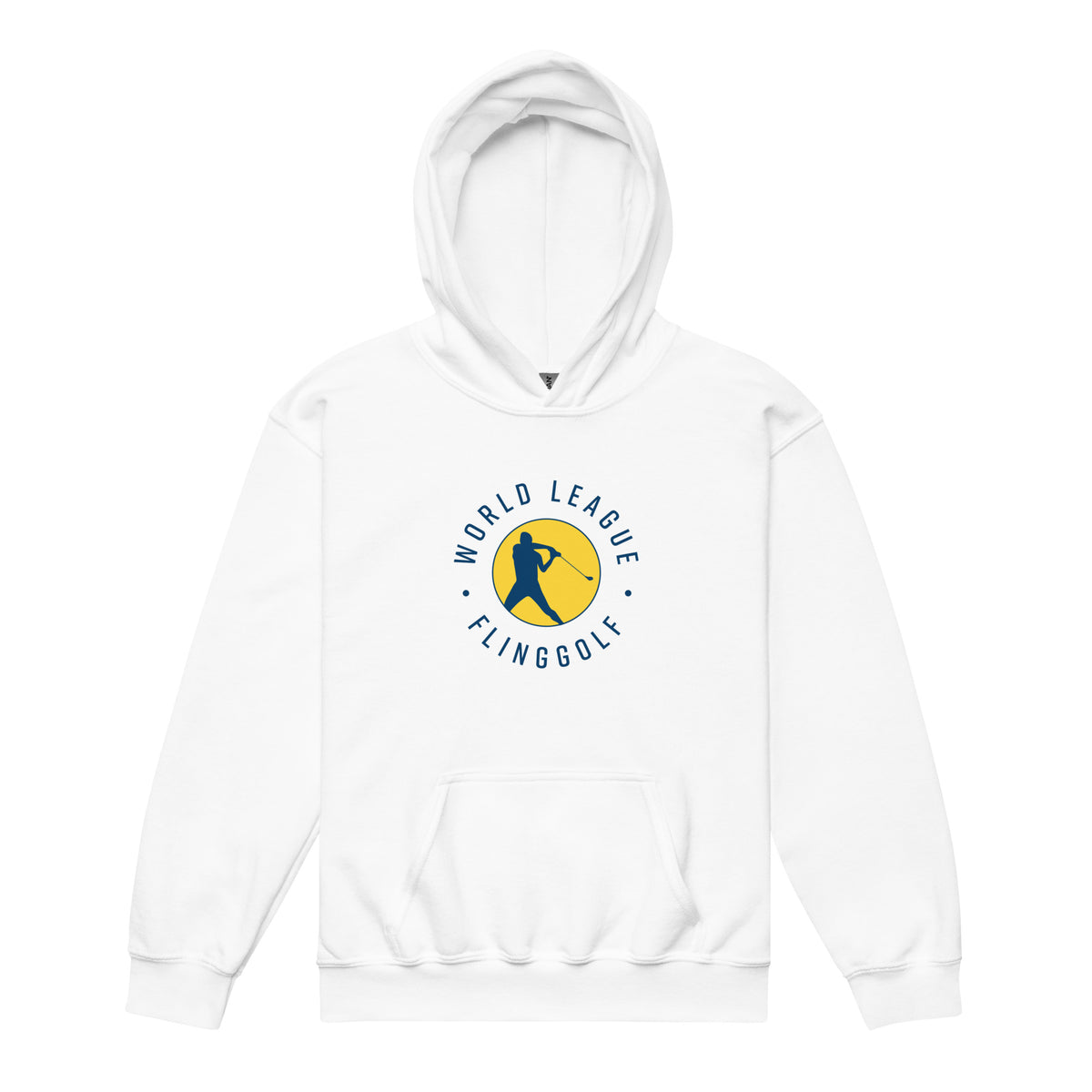 Youth WLF Heavy Blend Hoodie (White)